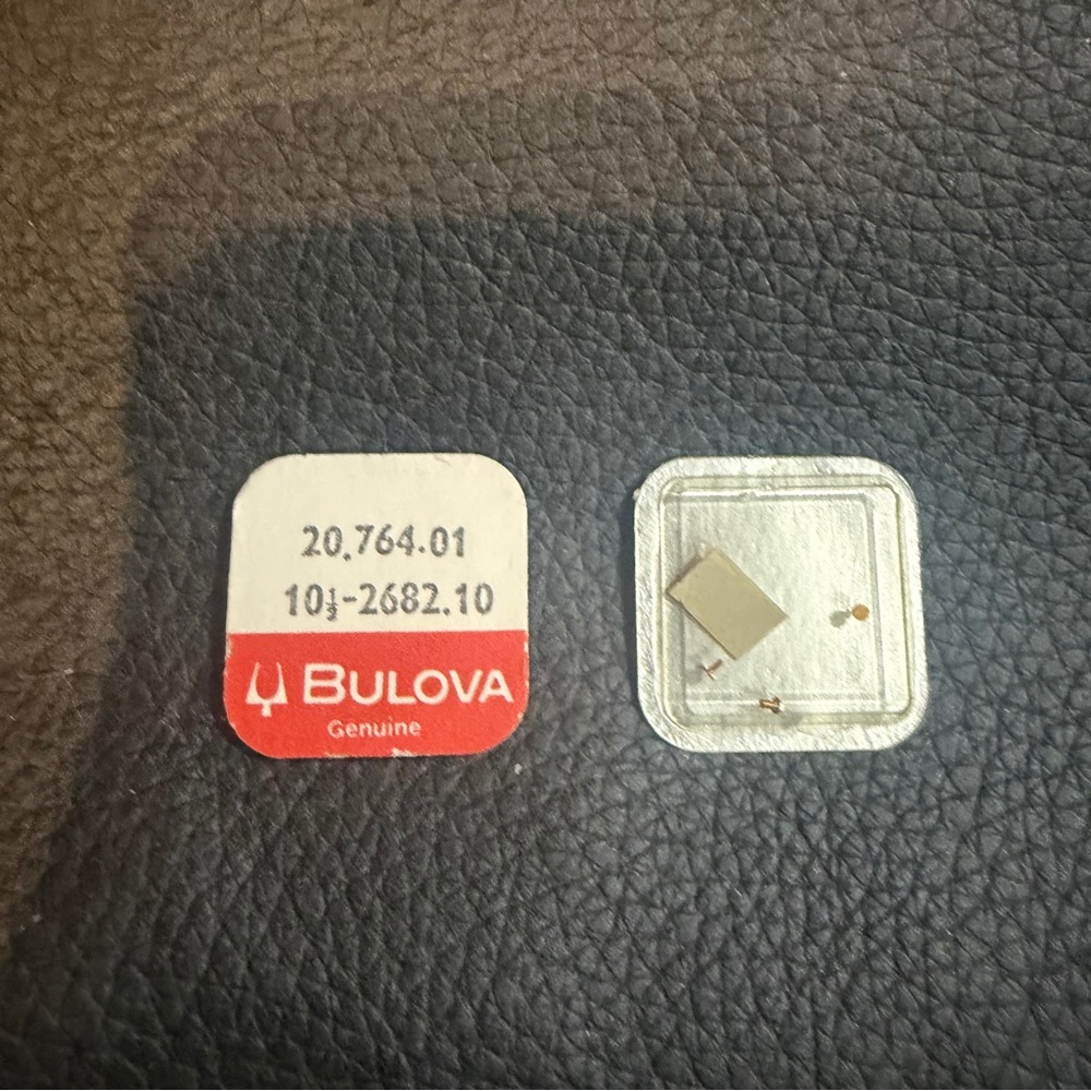 NOS Bulova Watch Part # 20.764.01/101/2 2682.10.